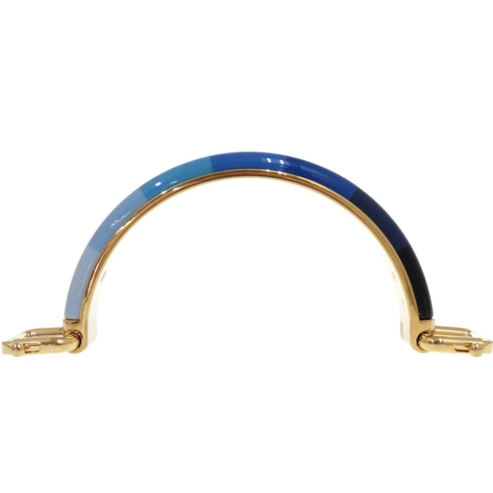 新品同様 フェンディ 替えハンドル ピーカブー アイコニックミニ用 メタル ブルー ゴールド金具 青 その他バッグ 0071【中古】FENDI