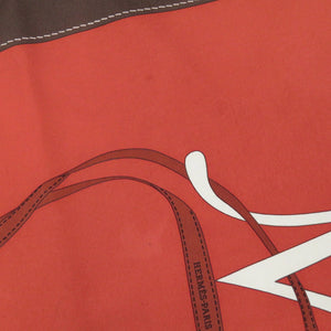 美品 エルメス カレ90 MONSIEUR ET MADAME ムッシュ＆マダム シルク マルチカラー スカーフ 0074【中古】HERMES