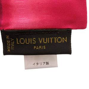 美品 ルイ・ヴィトン バンドー サマーイカット シルク ローズインディアン スカーフ 0167【中古】LOUIS VUITTON