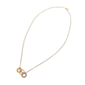 美品 カルティエ ラブ K18PG K18WG ダイヤモンド 750PG 750WG ピンクゴールド ホワイトゴールド ネックレス ジュエリー 0217【中古】CARTIER