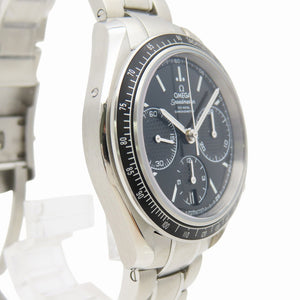 新品同様 オメガ スピードマスター レーシング 326.30.40.50.01.001 自動巻き 腕時計 SS ブラック 黒文字盤 0225【中古】OMEGA メンズ