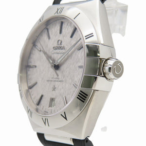 新品同様 オメガ コンステレーション コーアクシャル マスタークロノメーター 131.12.41.21.06.001 自動巻き 腕時計 SS/ラバー シルバー 0226【中古】OMEGA メンズ