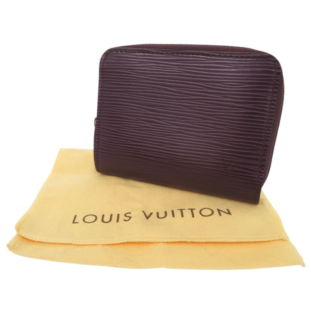 美品 ルイ ヴィトン ジッピーコインパース エピ M6015K エピレザー カシス コインケース 財布 LV 0263【中古】LOUIS VUITTON