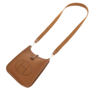 未使用 エルメス エブリンTPM アマゾン トリヨンクレマンス ゴールド シルバー金具 K刻印(2025年製) ショルダーバッグ 茶 0277 【中古】 HERMES