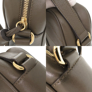 美品 グッチ ブロンディ 742360 レザー ブラウン ショルダーバッグ 0312【中古】GUCCI