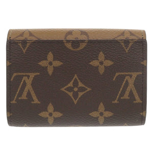 新品同様 ルイ ヴィトン ポルトモネ ロザリ モノグラムキャンバス モノグラムリバース M82333 ICチップ ブラウン コインケース LV 0314【中古】LOUIS VUITTON