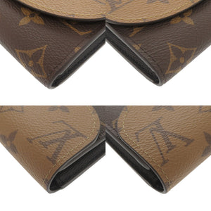 新品同様 ルイ ヴィトン ポルトモネ ロザリ モノグラムキャンバス モノグラムリバース M82333 ICチップ ブラウン コインケース LV 0314【中古】LOUIS VUITTON