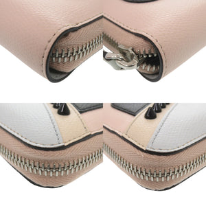 未使用 フェンディ バグズ モンスター 8M0299 レザー ライトピンク 長財布 0335【中古】FENDI