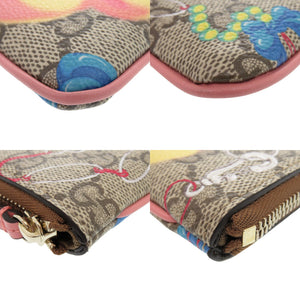 新品同様 グッチ ハートシェイプ キーチェーン 838892 GGスプリーム ベージュ コインケース 0340【中古】GUCCI