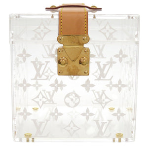 ルイ ヴィトン ボワット スコット モノグラム GI0481 プレキシガラス クリア メイクボックス ジュエリーケース 小物入れ LV 0359【中古】LOUIS VUITTON