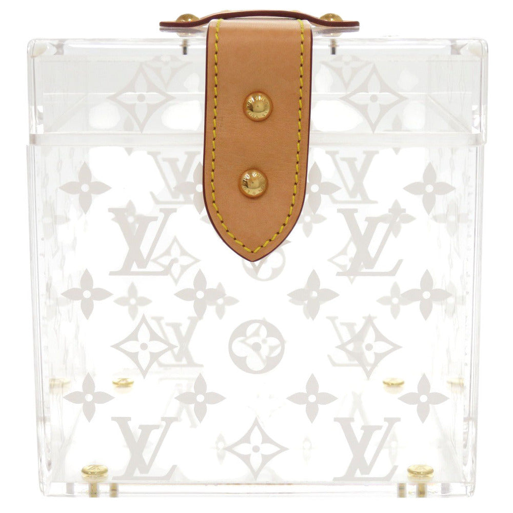 ルイ ヴィトン ボワット スコット モノグラム GI0481 プレキシガラス クリア メイクボックス ジュエリーケース 小物入れ LV 0359【中古】LOUIS VUITTON