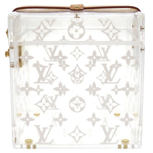 ルイ ヴィトン ボワット スコット モノグラム GI0481 プレキシガラス クリア メイクボックス ジュエリーケース 小物入れ LV 0359【中古】LOUIS VUITTON
