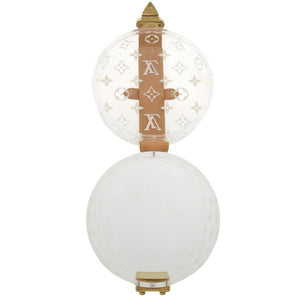 美品 ルイ ヴィトン ボワット スコット モノグラム GI0203 プレキシガラス クリア メイクボックス ジュエリーケース 小物入れ LV 0360【中古】LOUIS VUITTON