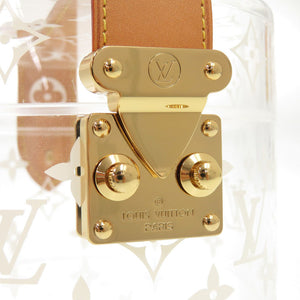 美品 ルイ ヴィトン ボワット スコット モノグラム GI0203 プレキシガラス クリア メイクボックス ジュエリーケース 小物入れ LV 0360【中古】LOUIS VUITTON