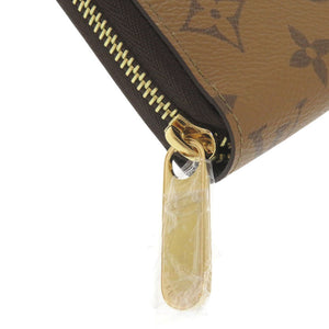 未使用品 ルイ ヴィトン ジッピーウォレット モノグラムリバース M82444 ICチップ ブラウン ラウンドファスナー 長財布 LV 0365【中古】LOUIS VUITTON