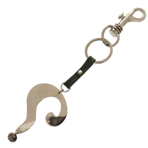 美品 クロエ キーリング クエスチョン チャーム キーホルダー メタル/メタル グリーン 1875【中古】Chloe