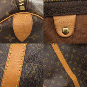 ルイ ヴィトン キーポル50 モノグラム M41426 ブラウン ボストンバッグ LV 0371【中古】LOUIS VUITTON