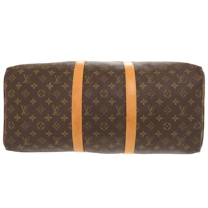 ルイ ヴィトン キーポル50 モノグラム M41426 ブラウン ボストンバッグ LV 0371【中古】LOUIS VUITTON