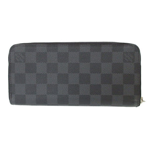 美品 ルイヴィトン ダミエ グラフィット ジッピーウォレット ヴェルティカル N63095 ラウンドファスナー長財布 財布 0374【中古】LOUIS VUITTON