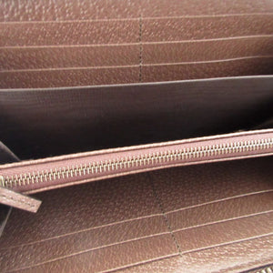 未使用 グッチ ダイアナ バンブー 658634 GGスプリーム レザー ベージュ ブラウン 茶 ラウンドファスナー長財布 財布 0375【中古】GUCCI