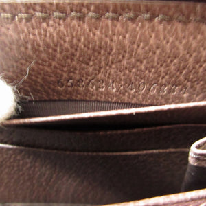 未使用 グッチ ダイアナ バンブー 658634 GGスプリーム レザー ベージュ ブラウン 茶 ラウンドファスナー長財布 財布 0375【中古】GUCCI