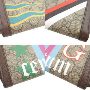 未使用 グッチ ダイアナ バンブー 658634 GGスプリーム レザー ベージュ ブラウン 茶 ラウンドファスナー長財布 財布 0375【中古】GUCCI