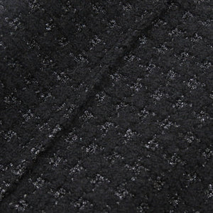 美品 シャネル ツイード P50251W05584 ウール レザー ブラック ワンピース 黒 0380【中古】CHANEL