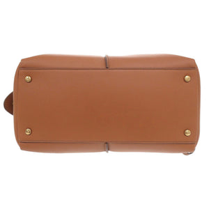 新品同様 トッズ Dスタイリング レザー ブラウン 2WAY ハンドバッグ ショルダーバッグ 茶 0388【中古】TOD’S