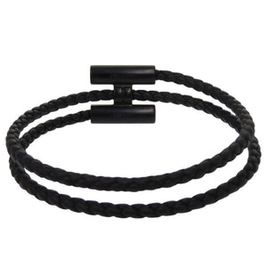 未使用品 エルメス トゥルニ トレッセ ヴォースイフト ソーブラック T4サイズ 黒 ブレスレット 0408【中古】HERMES