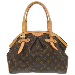 美品 ルイ ヴィトン ティヴォリGM モノグラム M40144 ブラウン ハンドバッグ LV 0416【中古】LOUIS VUITTON