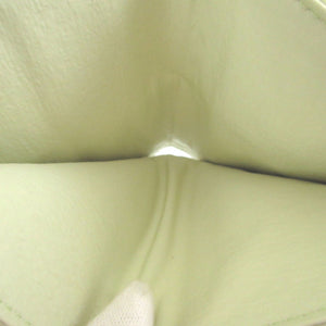 新品同様 ボッテガヴェネタ マキシイントレチャート 690934 ICチップ レザー 黄 イエロー 2つ折り財布 札入れ 財布 0435【中古】BOTTEGA VENETA