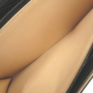 新品同様 デルボー トラベル ウォレット 長財布 大容量 ユニセックス レザー ブラック 0436【中古】DELVAUX