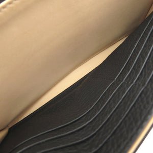 新品同様 デルボー トラベル ウォレット 長財布 大容量 ユニセックス レザー ブラック 0436【中古】DELVAUX