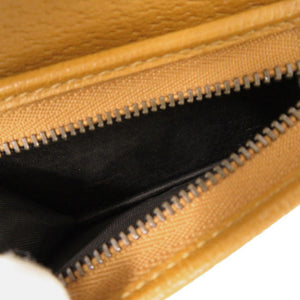 新品同様 グッチ ディズニーコラボ ミッキーマウス 602534 PVC/レザー ブラウン 二つ折り財布 茶 0452【中古】GUCCI