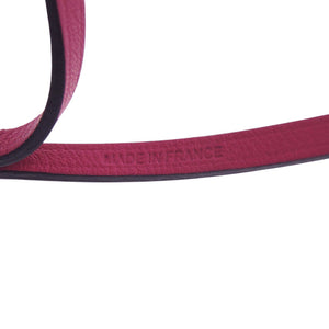 新品同様 エルメス サックオランジュ バッグチャーム ラムスキン ローズメキシコ Y刻印(2020年製) ピンク キーホルダー 0459【中古】HERMES