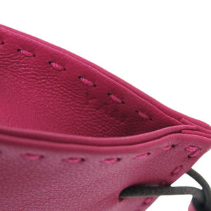 新品同様 エルメス サックオランジュ バッグチャーム ラムスキン ローズメキシコ Y刻印(2020年製) ピンク キーホルダー 0459【中古】HERMES