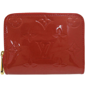 未使用 ルイ ヴィトン ジッピー コインパース M93608 モノグラムヴェルニ レッド コインケース 財布 赤LV 0460【中古】LOUIS VUITTON