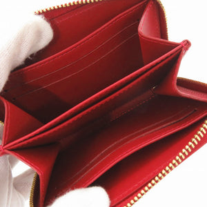 未使用 ルイ ヴィトン ジッピー コインパース M93608 モノグラムヴェルニ レッド コインケース 財布 赤LV 0460【中古】LOUIS VUITTON