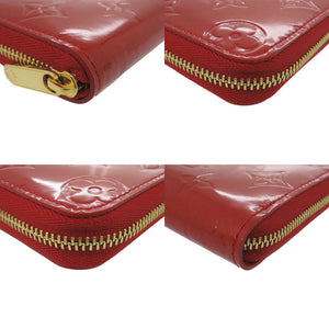 未使用 ルイ ヴィトン ジッピー コインパース M93608 モノグラムヴェルニ レッド コインケース 財布 赤LV 0460【中古】LOUIS VUITTON