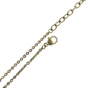 美品 シャネル ココマーク ミラーボール メタル ラインストーン レッド 赤 ネックレス 0463【中古】CHANEL