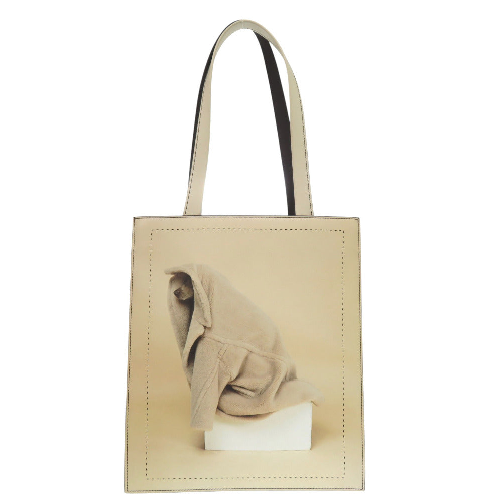 新品同様 マックスマーラ テディドッグ レザー ブラウン トートバッグ 0481【中古】MAX MARA