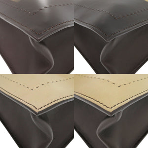 新品同様 マックスマーラ テディドッグ レザー ブラウン トートバッグ 0481【中古】MAX MARA