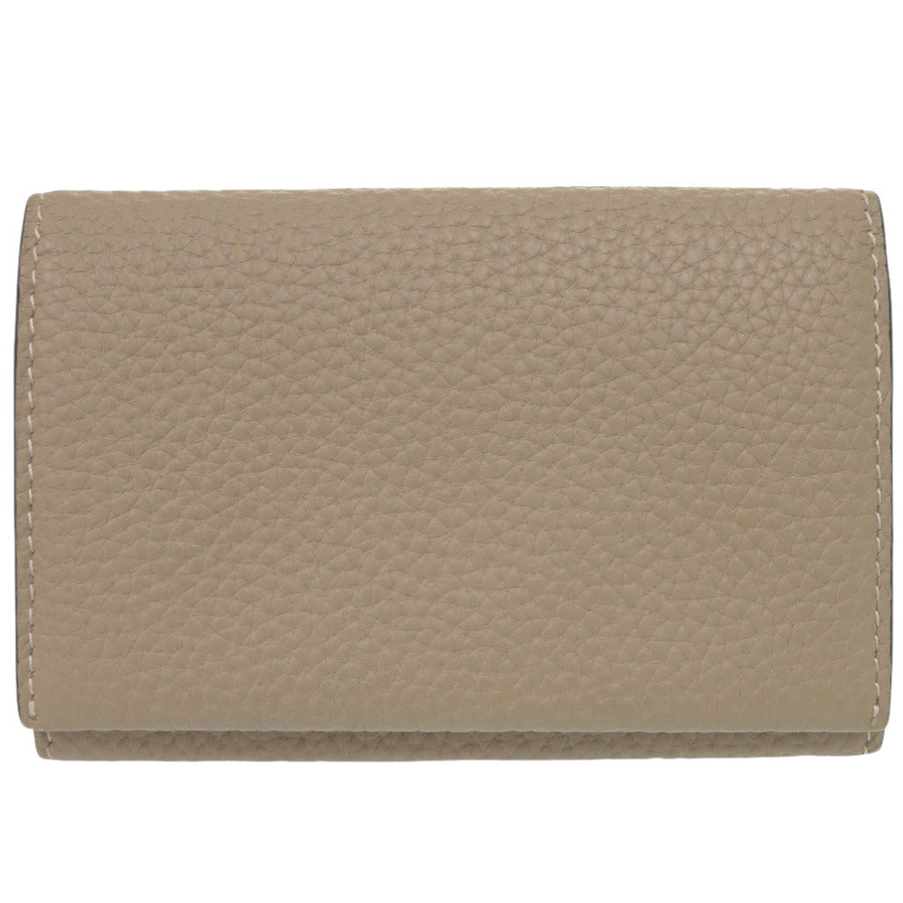 未使用 ボナベンチュラ 名刺入れ レザー ベージュ カードケース 0485【中古】BONAVENTURA