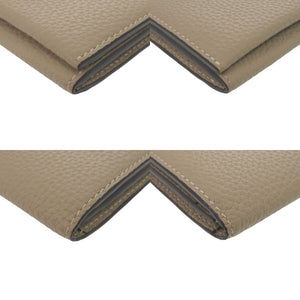 未使用 ボナベンチュラ 名刺入れ レザー ベージュ カードケース 0485【中古】BONAVENTURA