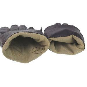 美品 エルメス H金具 手袋 グローブ ゴートレザー パープル 0488【中古】HERMES