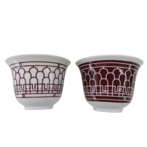 未使用品 エルメス Hデコ ルージュ スモールカップ 食器 ポーセリン ホワイト 0493【中古】HERMES