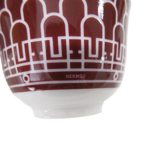 未使用品 エルメス Hデコ ルージュ スモールカップ 食器 ポーセリン ホワイト 0493【中古】HERMES