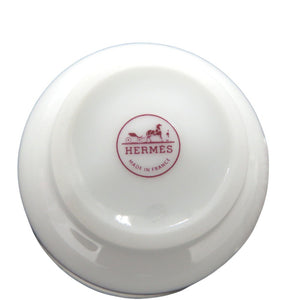 未使用品 エルメス Hデコ ルージュ スモールカップ 食器 ポーセリン ホワイト 0493【中古】HERMES