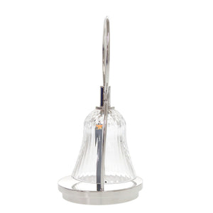 未使用 SAINT LOUIS リュシオル アポロ ランタンモチーフ 101735 エルメス ランプ クリスタルガラス シルバー 0495【中古】サンルイ