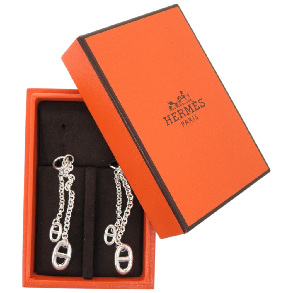 新品同様 エルメス ニュー ファランドール シルバー925 ピアス 0501【中古】HERMES